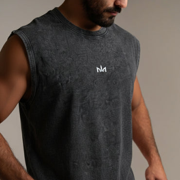 Route 420 Sleeveless Tee - Black