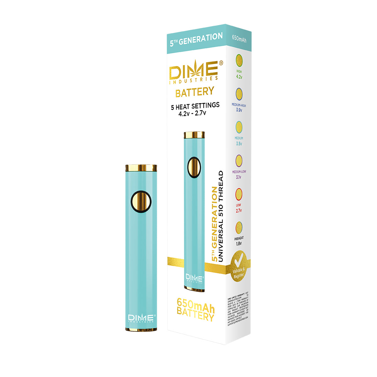 Dime Industries 5th Gen. Battery