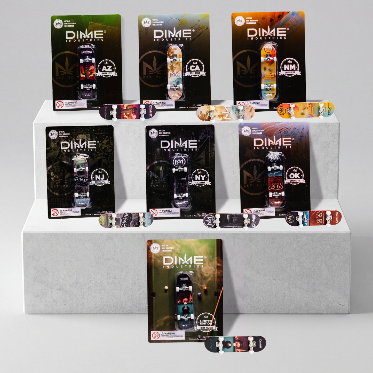 DIME Fingerboard Deck Bundle