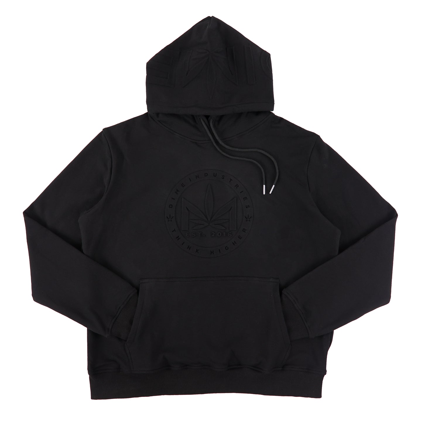 Embossed Leaf Logo Hoodie
