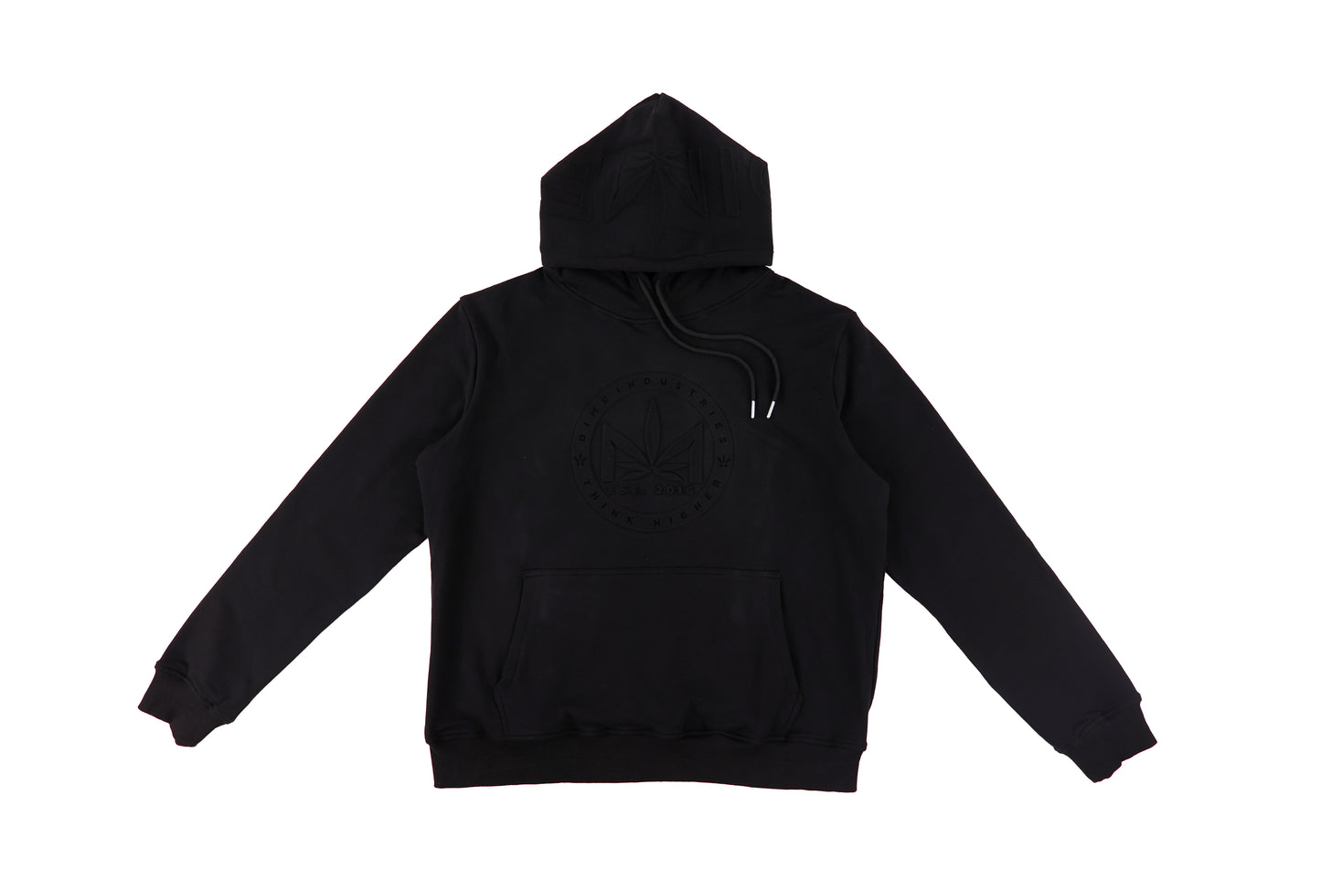 Embossed Leaf Logo Hoodie