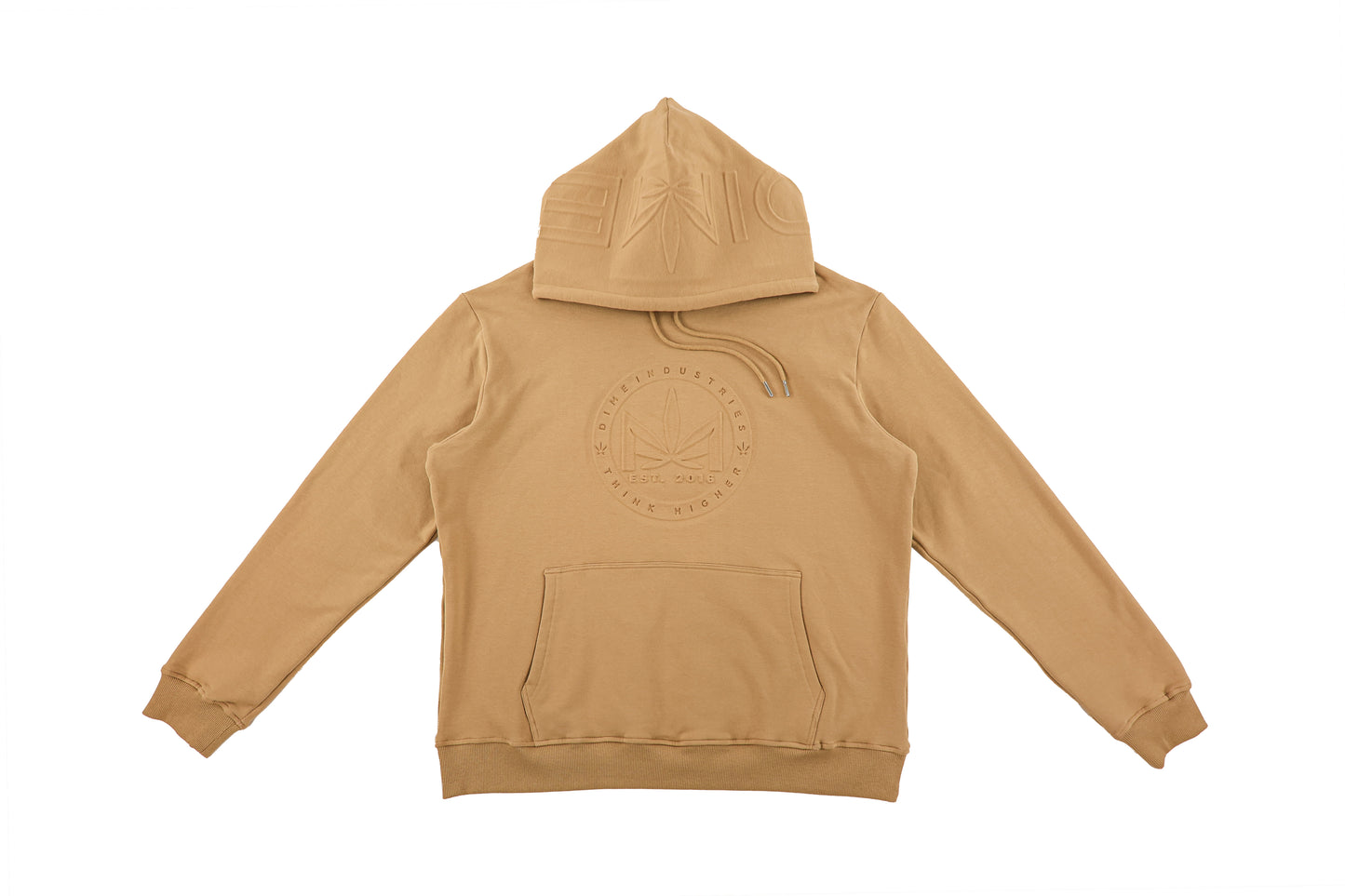 Embossed Leaf Logo Hoodie