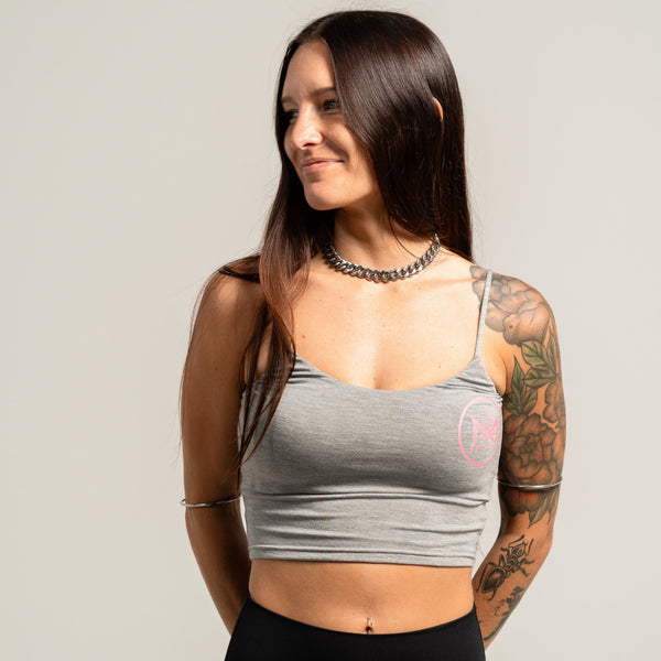 Dime Piece Tank Top Pink Logo