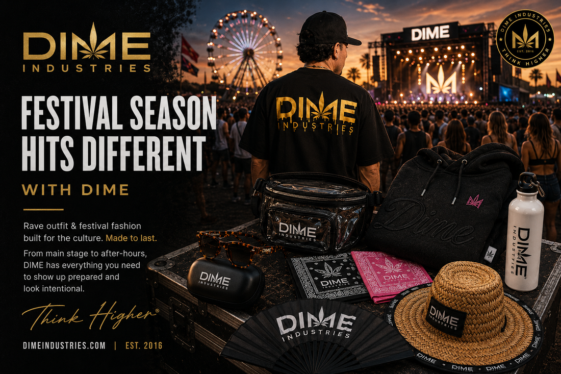 Festival Season Hits Different with DIME Merch.