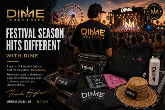 Festival Season Hits Different with DIME Merch.