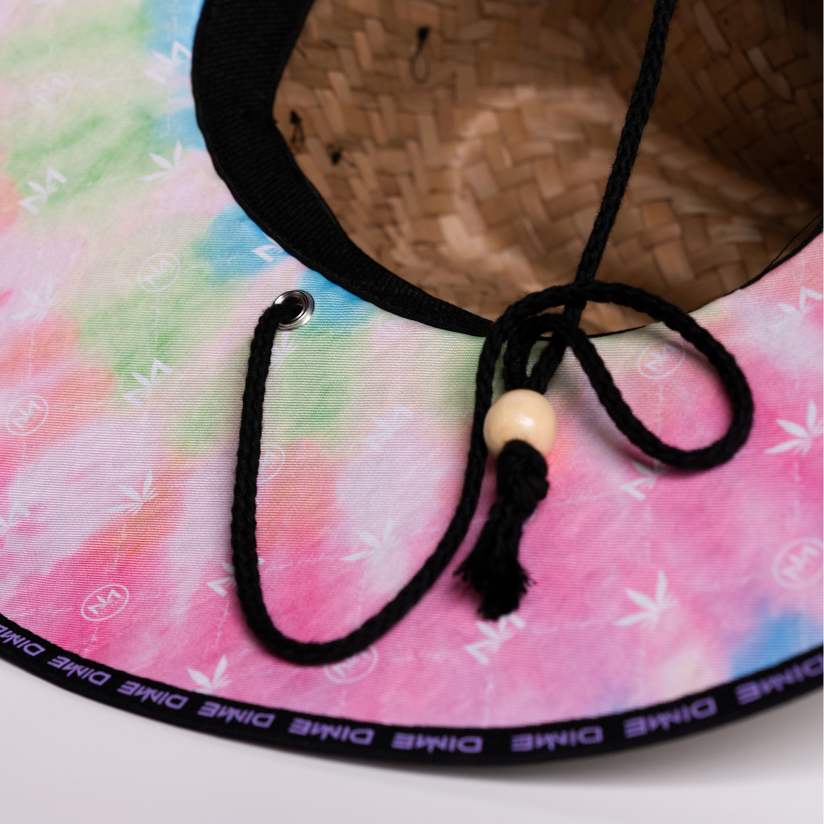 Lifeguard Hat - Straw Tie Dye