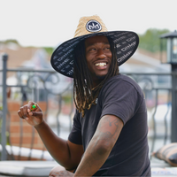 Dime Straw Lifeguard Hat