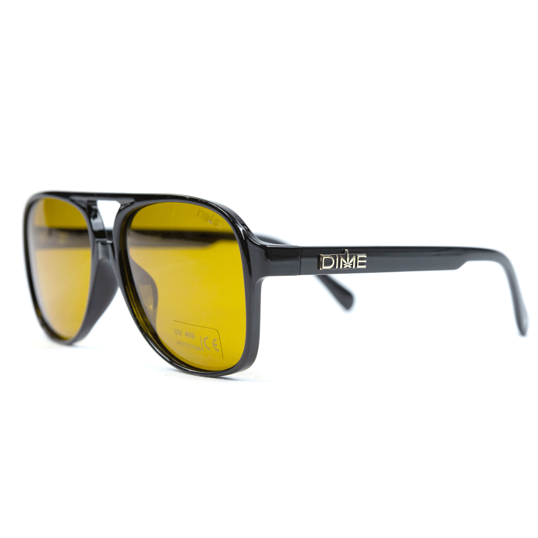 Aviators - Black & Gold Lenses