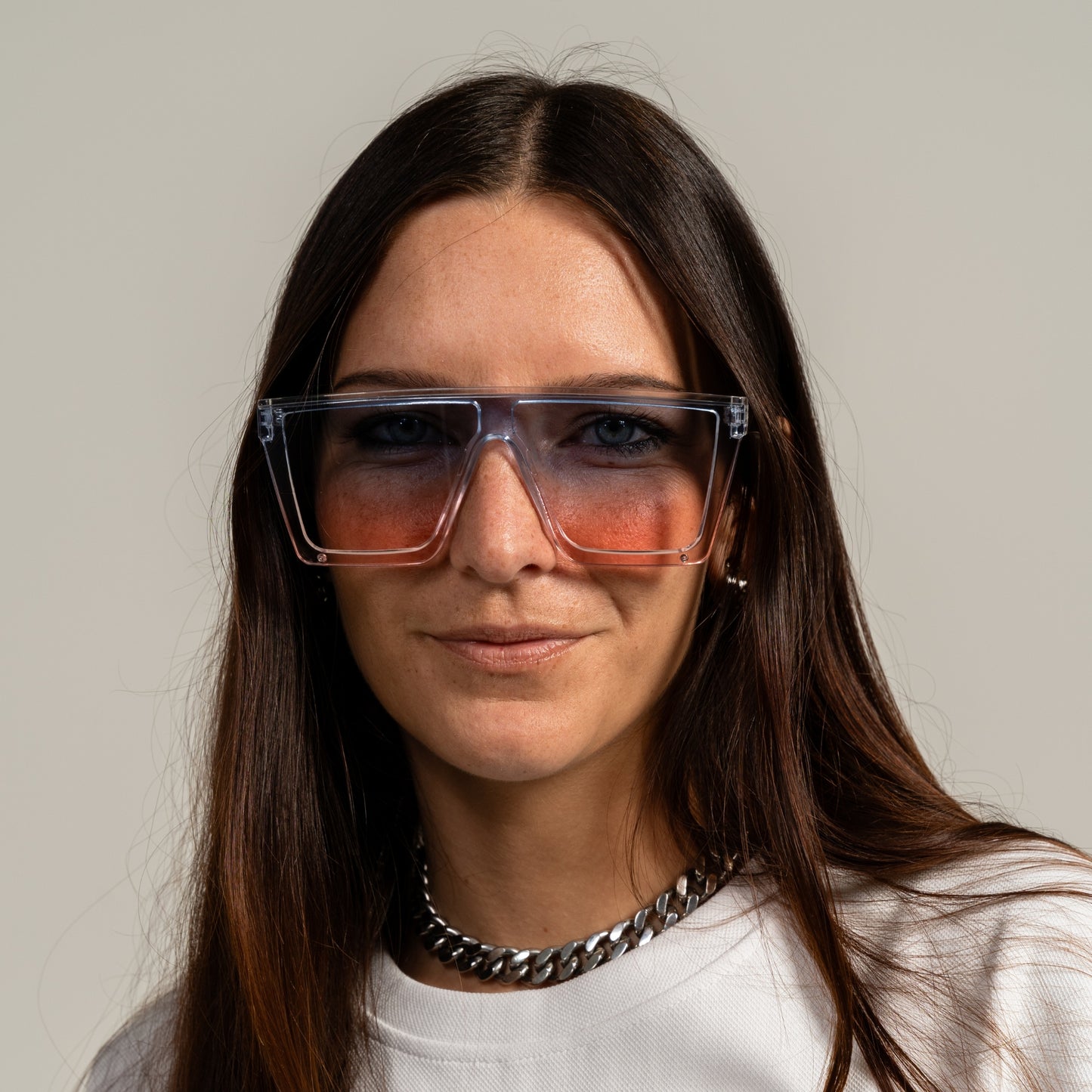 Aquamarine Shield Sunglasses