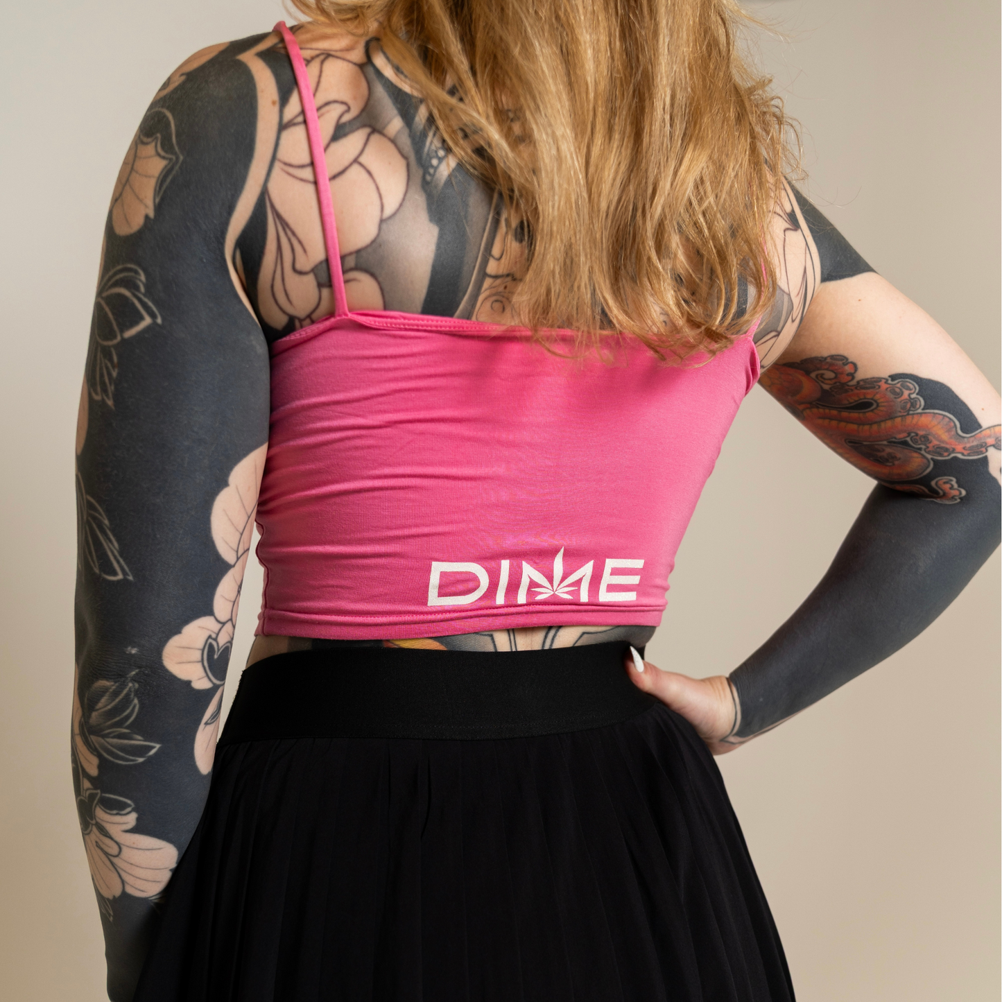 Dime Piece Tank Top White Logo