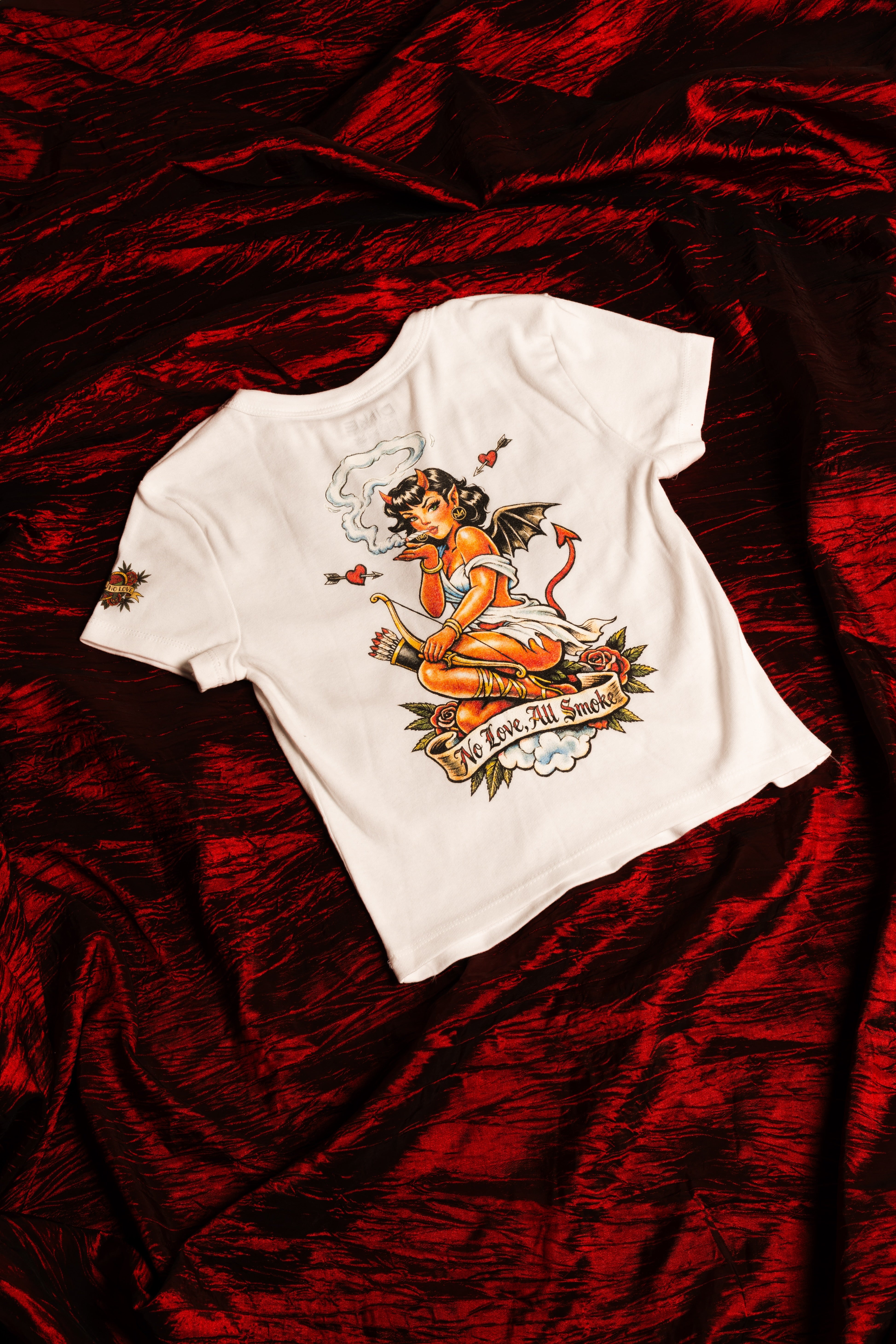 NO LOVE X ALL SMOKE BABY CROP