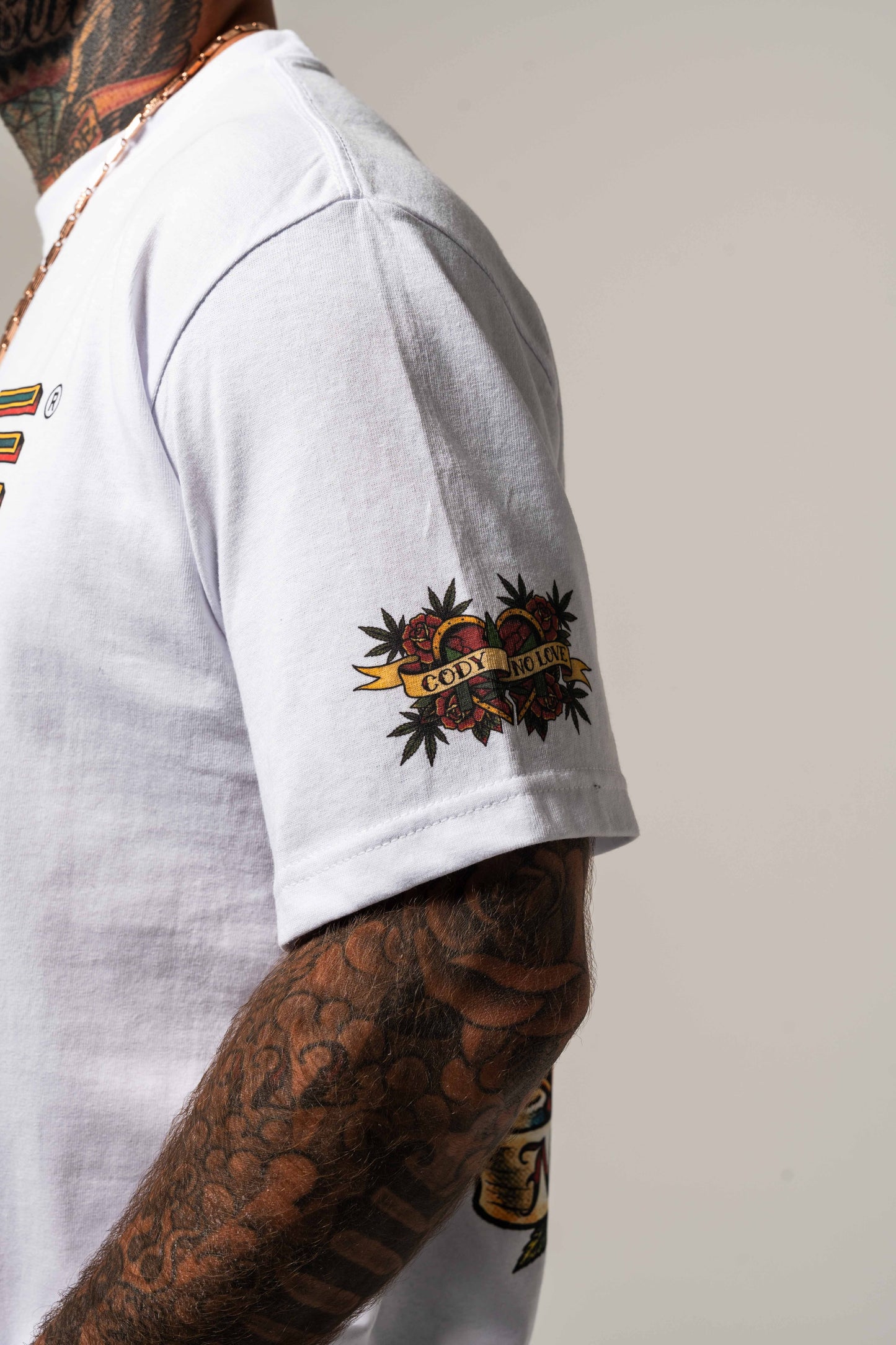 NO LOVE X ALL SMOKE MENS TEE
