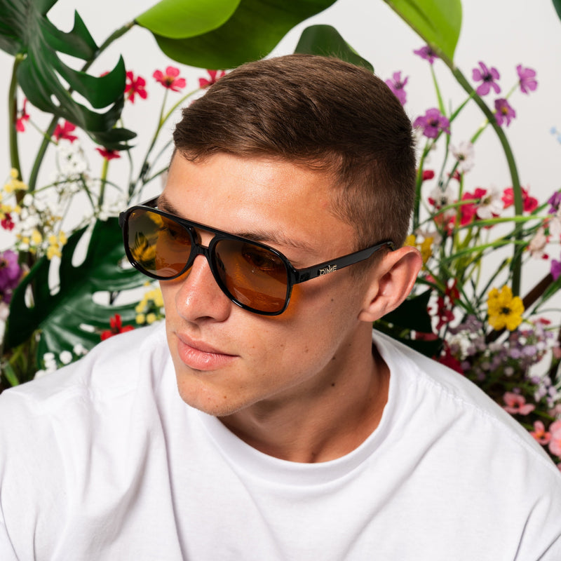 Aviators - Black & Gold Lenses