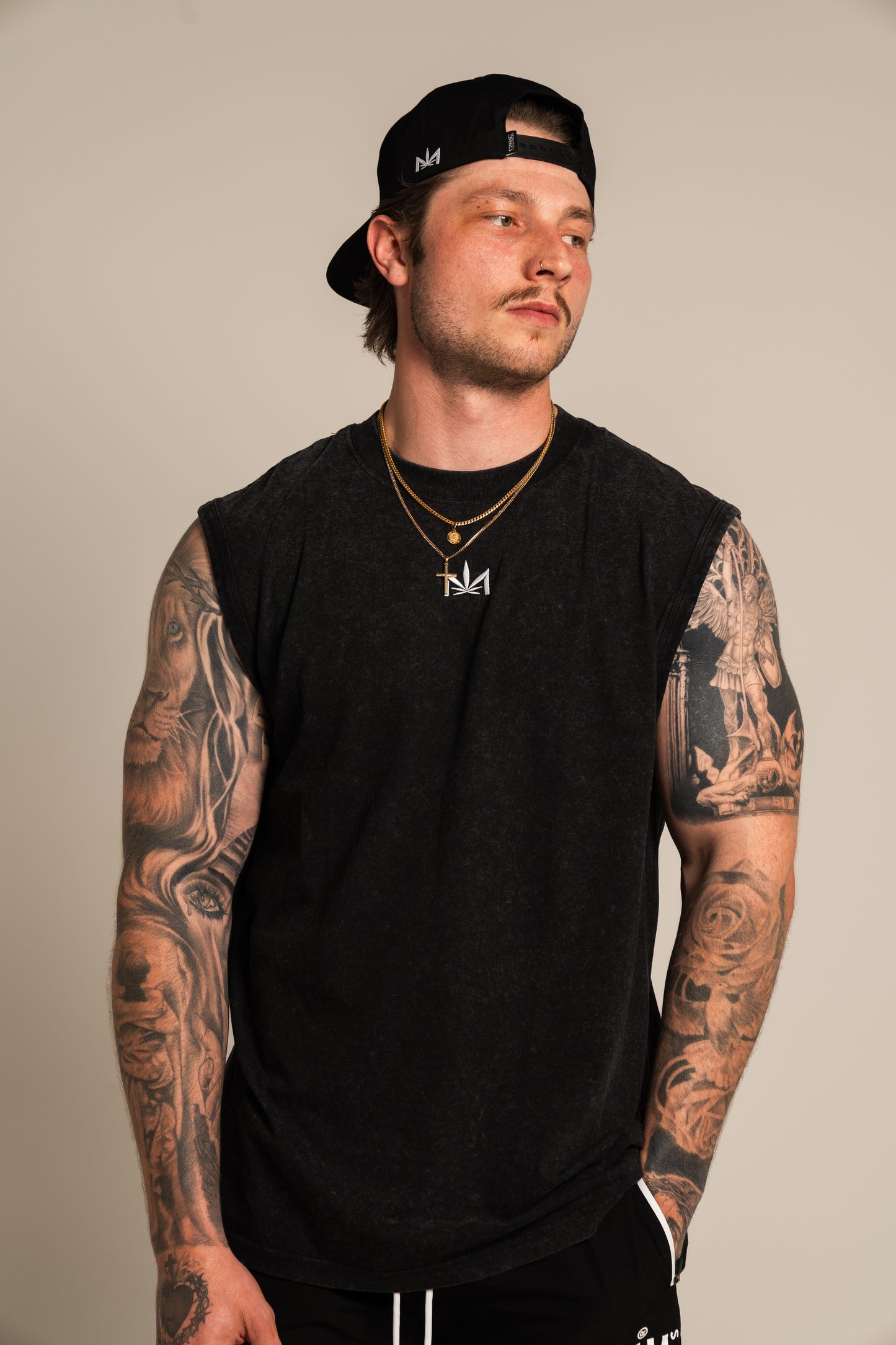 Route 420 Sleeveless Tee - Black