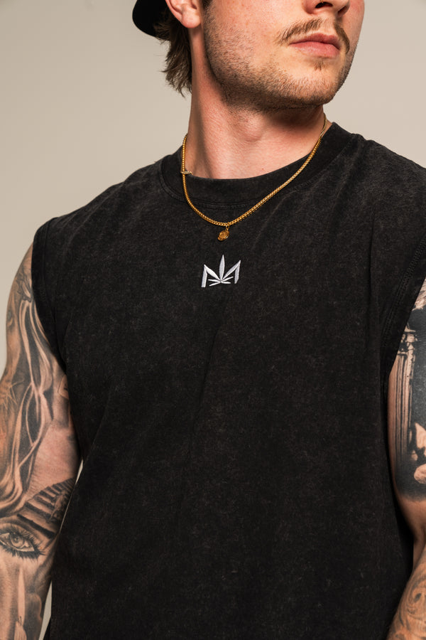 Route 420 Sleeveless Tee - Black