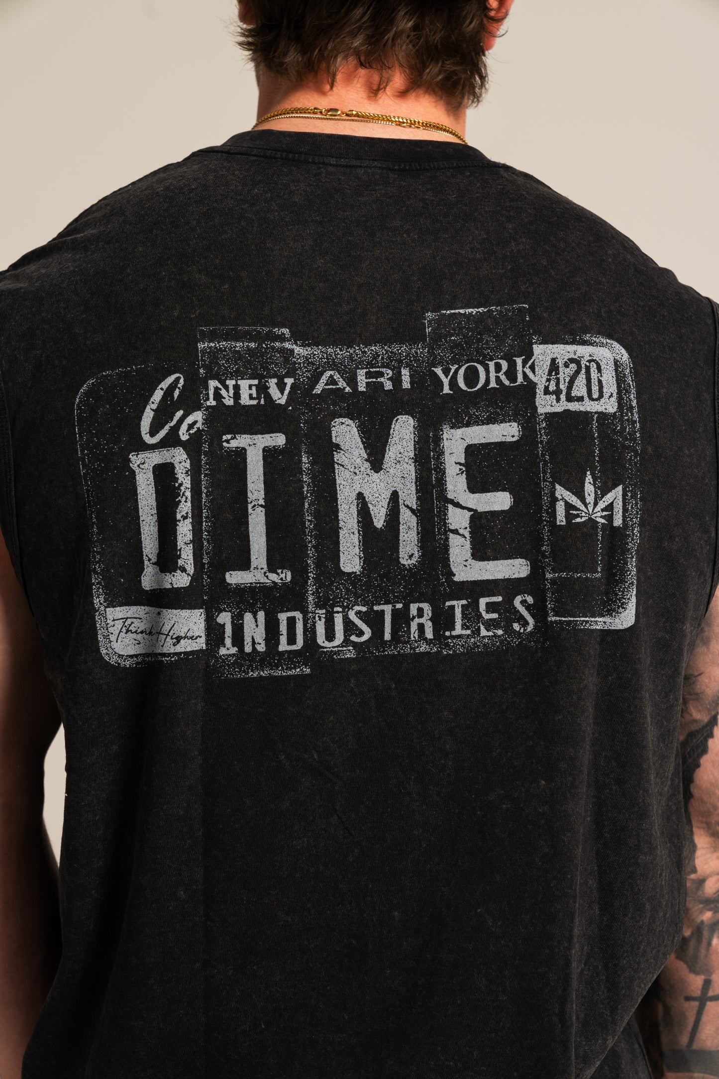 Route 420 Sleeveless Tee - Black