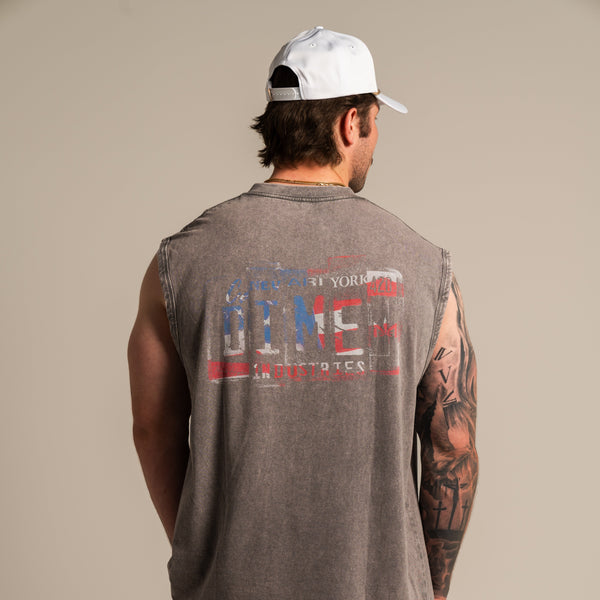 Route 420 Sleeveless Tee - Gray