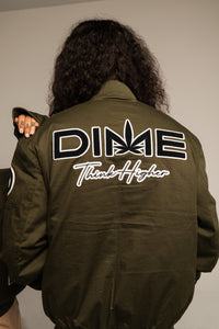 Bomber Jacket with Chenille Patch