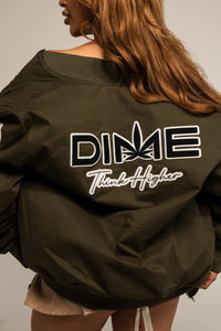 Bomber Jacket with Chenille Patch
