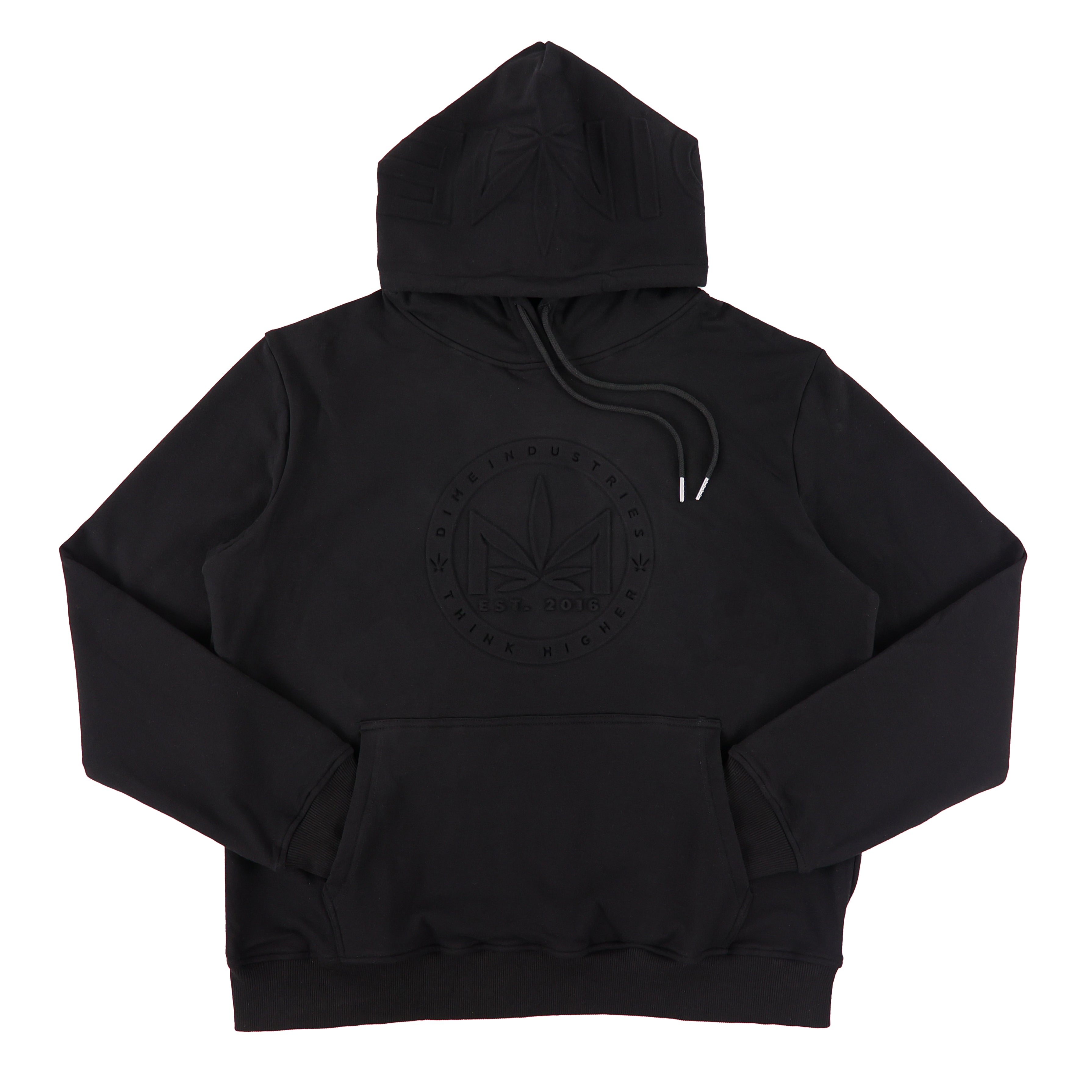 Embossed Leaf Logo Hoodie