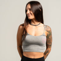 Dime Piece Tank Top Pink Logo