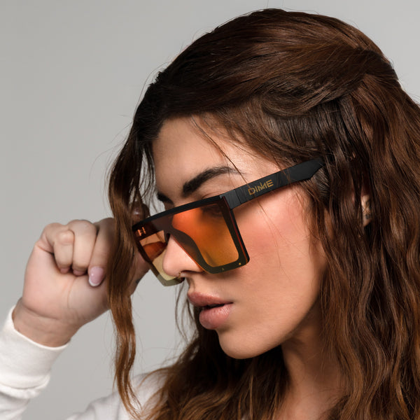 Amber Shield Sunglasses