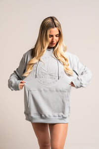 Embossed Leaf Logo Hoodie
