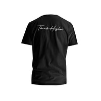 T-shirt - 'Think Higher' - White