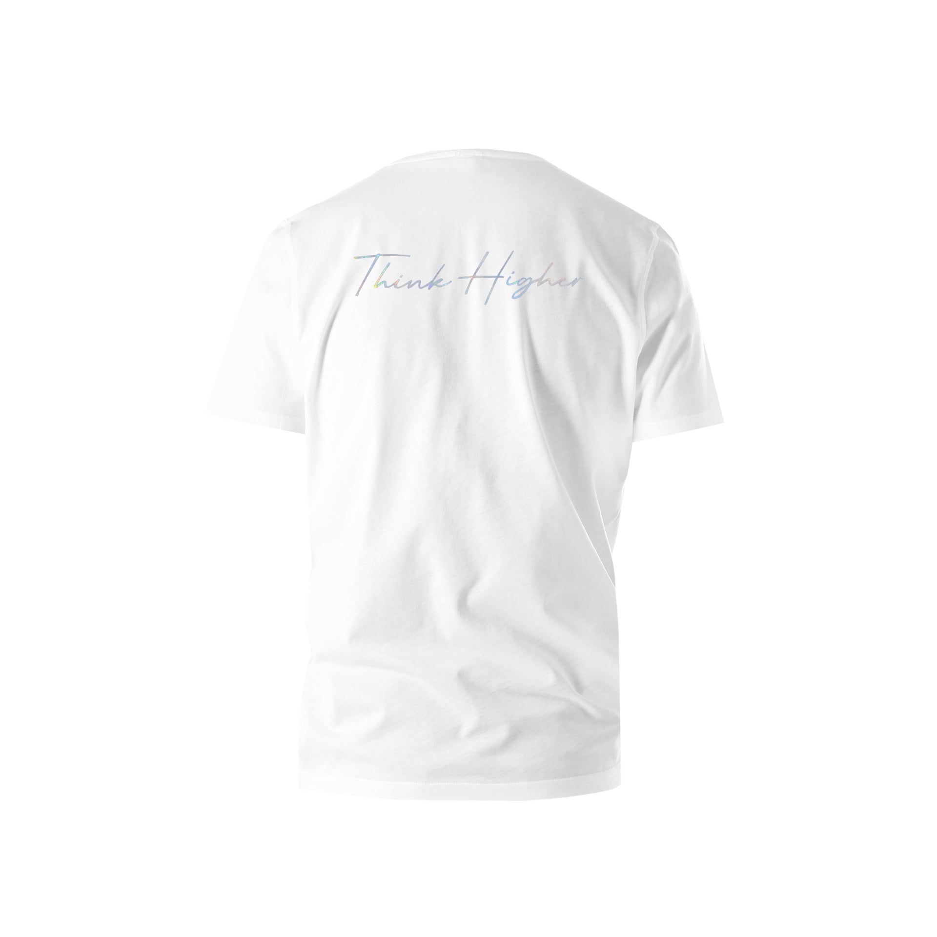 T-shirt - 'Think Higher' - Holographic