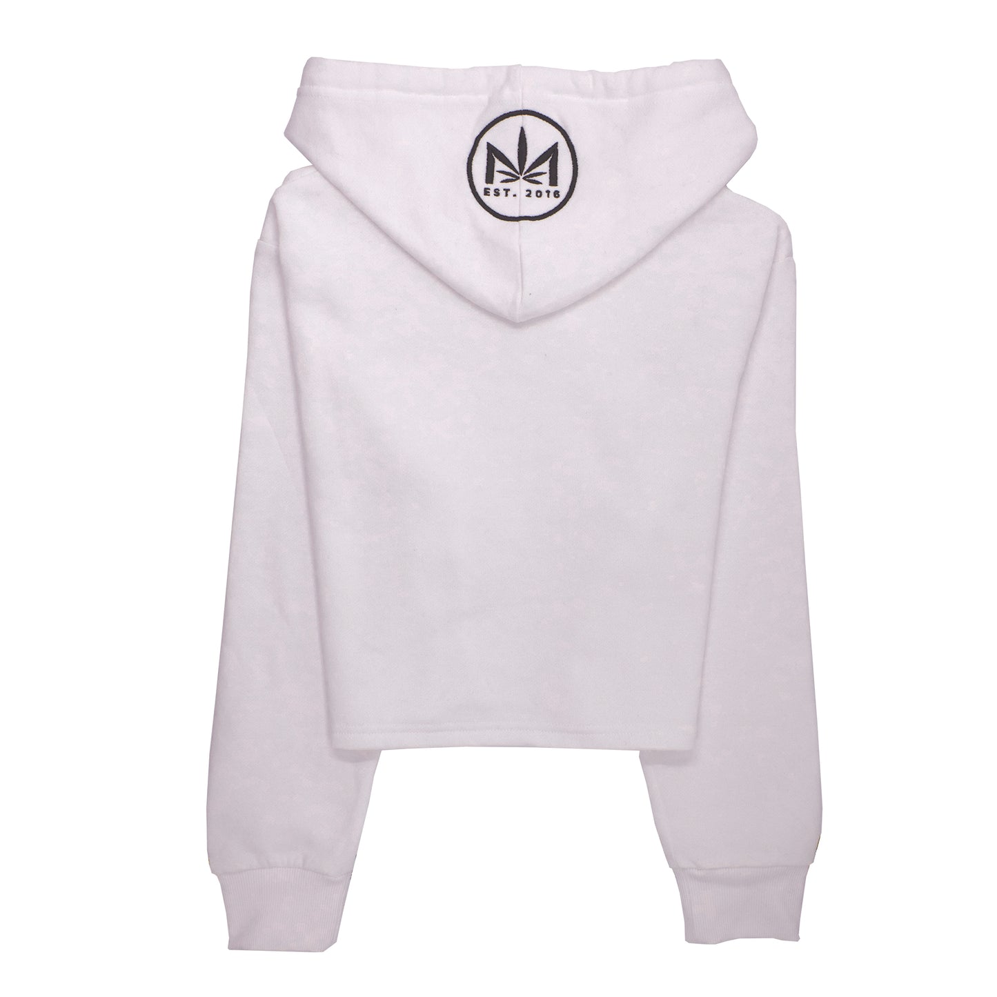 Crop Hoodie - White