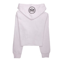 Crop Hoodie - White