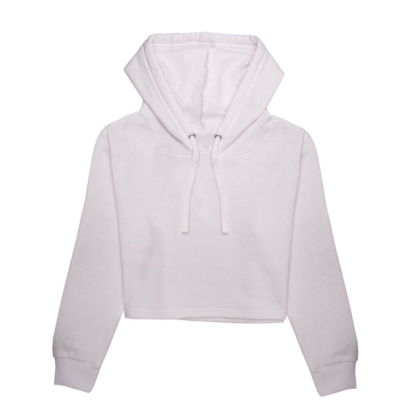 Crop Hoodie - White
